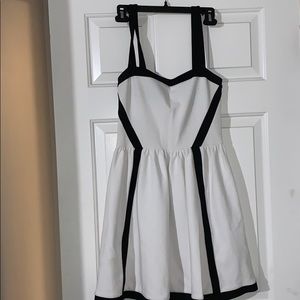 Juicy Couture white and black dress